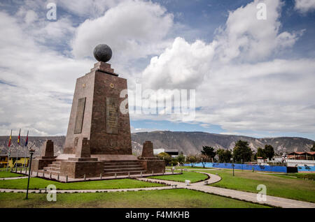 Mitad del Mundo, Quito, Ecuador Stockfoto