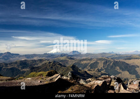 Papallacta-Pass in den Anden von Ecuador Stockfoto