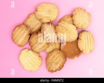 Eine Nahaufnahme der gebackenen Kekse Stockfoto