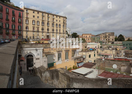 Neapel (Italien) - Corso Vittorio Emanuele und Quartieri Spagnoli Stockfoto