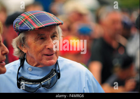 Ehemalige Formel 1-Rennfahrer Sir Jackie Stewart auf dem Goodwood Festival of Speed im Vereinigten Königreich. Stockfoto