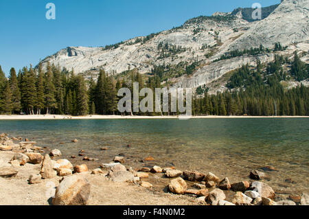 Tenaya Lake, Yosemite NP, Kalifornien, USA Stockfoto