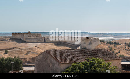 Forte de Sao Sebastiao in der alten Stadt von Castro Marim, Algarve, Portugal Stockfoto