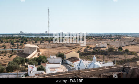 Forte de Sao Sebastiao in der alten Stadt von Castro Marim, Algarve, Portugal Stockfoto