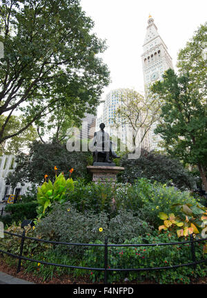 Statue von Seward im Madison Square Park, Manhattan in New York City, USA Stockfoto