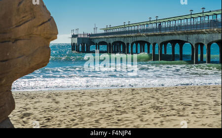 Blick auf den Pier in Boscombe, Dorset, UK. 30. September 2015 übernommen. Stockfoto