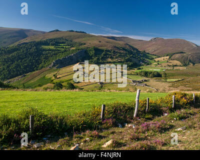 Braña El Campel, in Pola de Allande. Asturias.Spain. Stockfoto