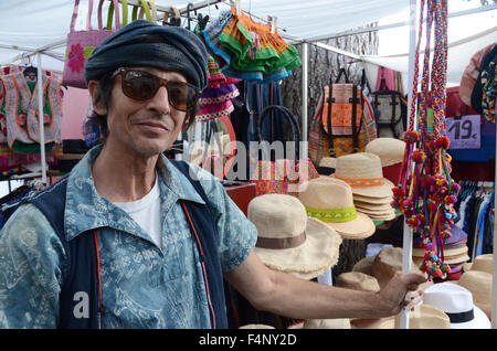 Las Dalias, Hippie-Markt in San Carlos auf Ibiza Stockfoto