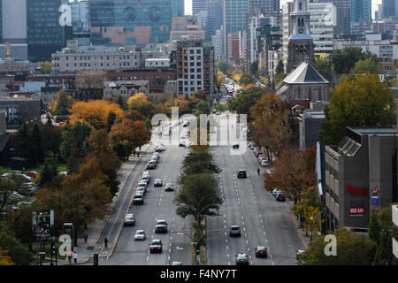 Die Stadt von Montreal, Quebec. Stockfoto