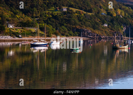 Loch Broom von Ullapool Hafen, Ross-Shire, Schottland. Stockfoto