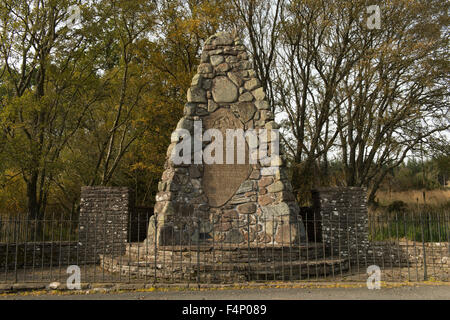 Clan Macrae Monument, Memorial Cairn zum Gedenken an die Schlacht von Sheriffmuir in 1715, Sheriffmuir, Schottland, Großbritannien, Stockfoto