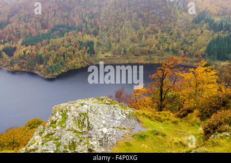 Thirlmere aus wie große, in der Nähe von Keswick im Lake District, Cumbria, England. Stockfoto