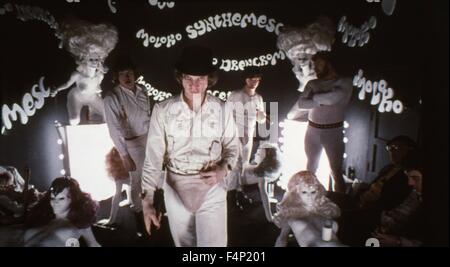 Malcolm McDowell / A Clockwork Orange 1971 unter der Regie von Stanley Kubrick Stockfoto