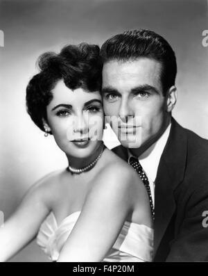 Montgomery Clift, Elizabeth Taylor / A Place In The Sun 1951 unter der Regie von George Stevens Stockfoto