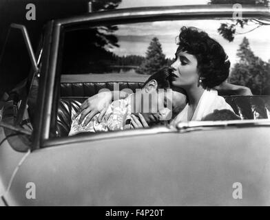 Montgomery Clift, Elizabeth Taylor / A Place In The Sun 1951 unter der Regie von George Stevens Stockfoto