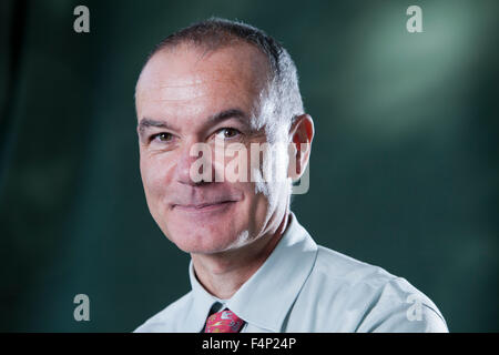 Jean-Pierre Filiu, französischer Historiker und Autor, auf dem Edinburgh International Book Festival 2015. Edinburgh. 30. August 2015 Stockfoto