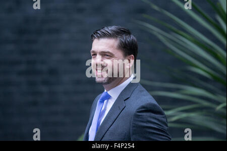 Wales-Sekretär, Stephen Crabb, kommt in der Downing Street für eine Kabinettssitzung Stockfoto