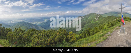 Malerische Panorama der Mala Fatra Gebirge in der Slowakei Stockfoto