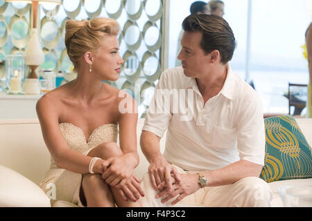 DER RUM DIARY 2011 FilmDistrict Film mit Amber Heard und Johnny Depp Stockfoto