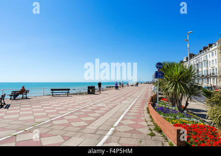 Die Strandpromenade, Hastings, East Sussex, England, UK Stockfoto