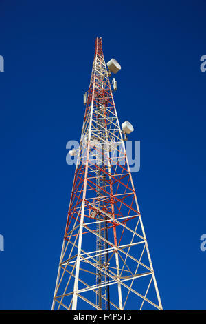 Master-Station auf dem Jebel al-Qamar, südlichen Oman Stockfoto