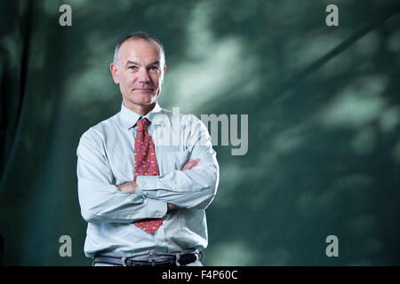 Jean-Pierre Filiu, französischer Historiker und Autor, auf dem Edinburgh International Book Festival 2015. Edinburgh. 30. August 2015 Stockfoto