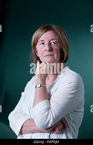 Pat Barker, englische Schriftstellerin und Schriftsteller, an das Edinburgh International Book Festival 2015. Edinburgh. 30. August 2015 Stockfoto