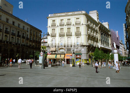 Spanien, Madrid, Puerta del Sol Platz Stockfoto