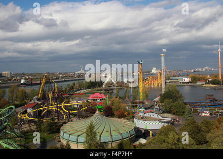 Vergnügungspark La Ronde In Montreal, Quebec. Stockfoto