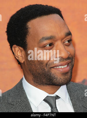 London, UK, 24. September 2015: Chiwetel Ejiofor besucht The Martian Film-Premiere in London Stockfoto