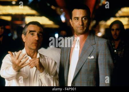 Martin Scorsese, Robert de Niro / Casino 1995 unter der Regie von Martin Scorsese Stockfoto