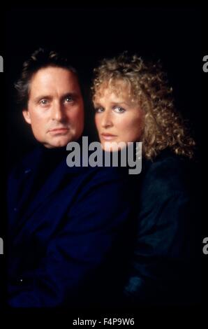 Michael Douglas, Glenn Close / Fatal Attraction 1987 unter der Regie von Adrian Lyne Stockfoto
