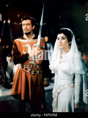 Elizabeth Taylor, Robert Taylor / Ivanhoe 1952 Regie: Richard Thorpe Stockfoto
