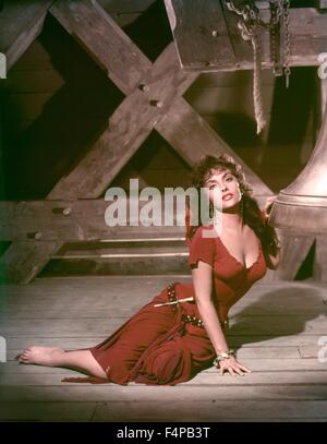 Gina Lollobrigida / Notre-Dame De Paris 1956 unter der Regie von Jean Delannoy Stockfoto