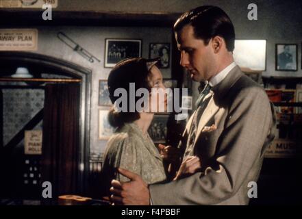 Mia Farrow, Jeff Daniels / Purple Rose Of Cairo 1985 unter der Regie von Woody Allen Stockfoto