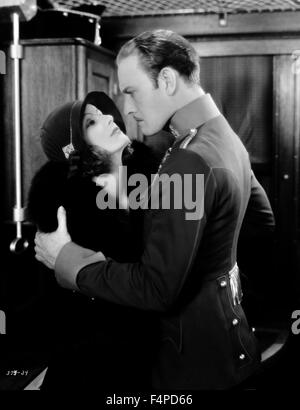 Greta Garbo, Conrad Nagel / The Mysterious Lady 1928 unter der Regie von Fred Noblo Stockfoto