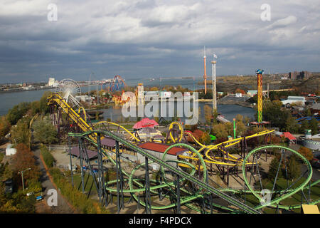 Vergnügungspark La Ronde In Montreal, Quebec. Stockfoto