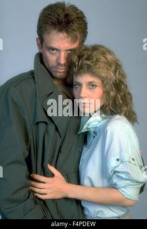 Michael Biehn, Linda Hamilton / The Terminator 1984 unter der Regie von James Cameron Stockfoto