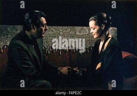 Marcello Mastroianni und Romy Schneider / Phantom Love / 1981, Regie: Dino Risi Stockfoto