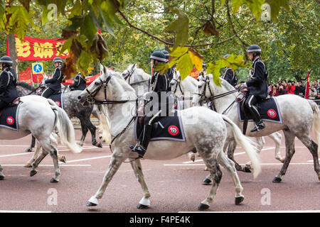 London, UK. 20. Oktober 2015. Präsident Staatsbesuch Xi Jinping in Großbritannien, London, UK Stockfoto