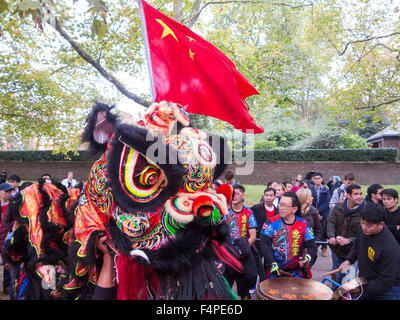 London, UK. 20. Oktober 2015. Präsident Staatsbesuch Xi Jinping in Großbritannien, London, UK Stockfoto