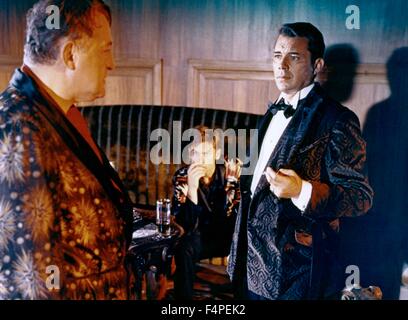 Reinhard Kolldehoff, Helmut Berger und Dirk Bogarde / die verdammt / 1969 unter der Regie von Luchino Visconti Stockfoto