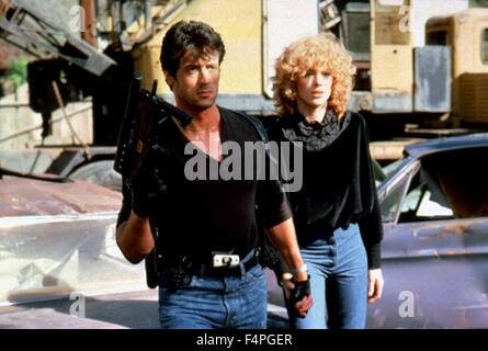 Sylvester Stallone und Brigitte Nielsen / Cobra / 1986 unter der Regie von Cosmatos Stockfoto
