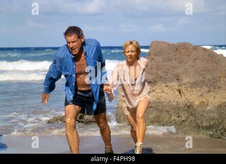 Harrison Ford und Anne Heche / sechs Tage, sieben Nächte / 1998 unter der Regie von Ivan Reitman Stockfoto