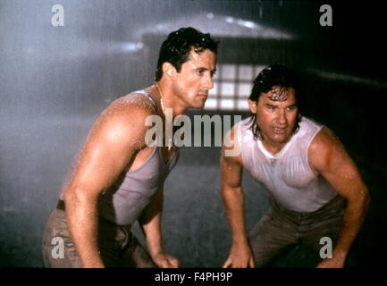 Sylvester Stallone und Kurt Russell / Tango & Bar / 1989 unter der Regie von Andrey Konchalovskiy Stockfoto