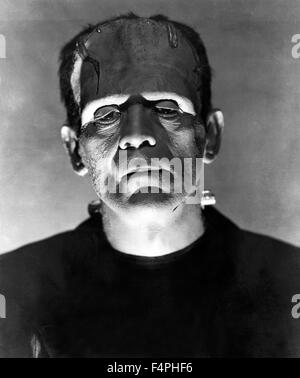 Boris Karloff / Frankenstein / 1931 unter der Regie von James Whale [Universal Pictures] Stockfoto