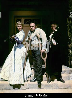 Barbara Stanwyck, Edward G.Robinson und Dianne Foster / The gewalttätige Männer / 1955 unter der Regie von Rudolph Mate [Columbia Pictures] Stockfoto