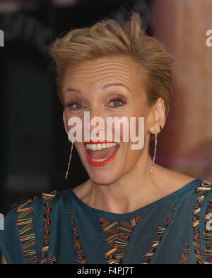 London, UK, 17. September 2015: Toni Collette besucht die Miss Sie bereits Filmpremiere in London Stockfoto