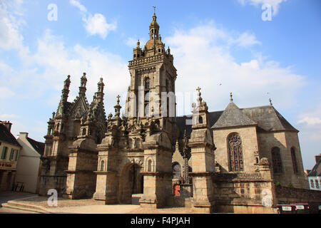 Frankreich, Bretagne, Saint-Thegonnec, ummauerten Pfarrkirche Notre-Dame Stockfoto