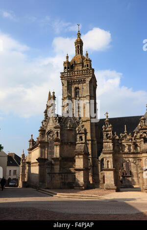 Frankreich, Bretagne, Saint-Thegonnec, ummauerten Pfarrkirche Notre-Dame Stockfoto